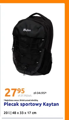Plecak sportowy Kaytan 20 l promocja w Action