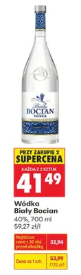 Wódka Biały Bocian promocja w Biedronka
