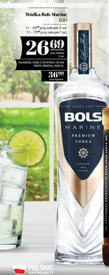 Wódka Bols Marine promocja w POLOmarket