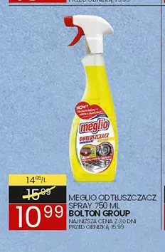 Odtłuszczacz spray Meglio promocja w Wafelek