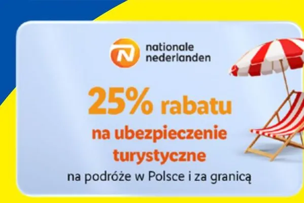 Rabat na ubezpieczenie turystyczne Nationale Nederlanden promocja w Lidl