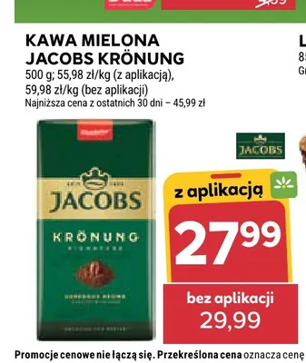 Kawa mielona Jacobs Krönung promocja w Stokrotka