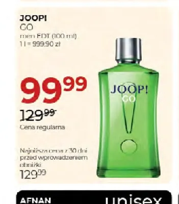 Woda toaletowa Joop! Go promocja w Drogerie Jawa