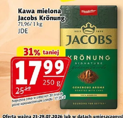 Kawa mielona Jacobs Krönung promocja w Prim Market