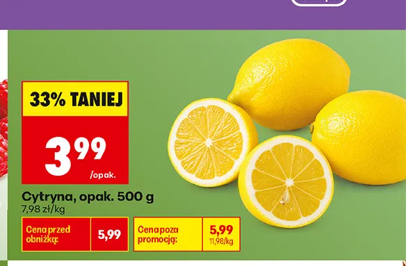 Cytryna promocja w Biedronka