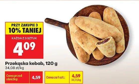 Przekąska kebab promocja w Biedronka