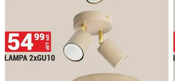 Lampa 2xGU10 promocja w Merkury Market