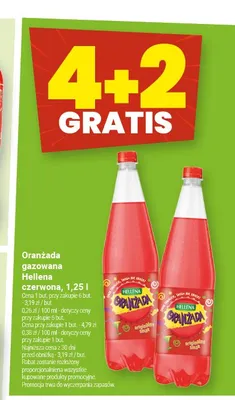 Oranżada gazowana Hellena czerwona promocja w Twój Market