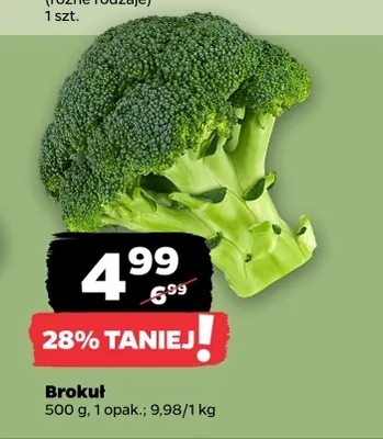 Brokuł promocja w Netto