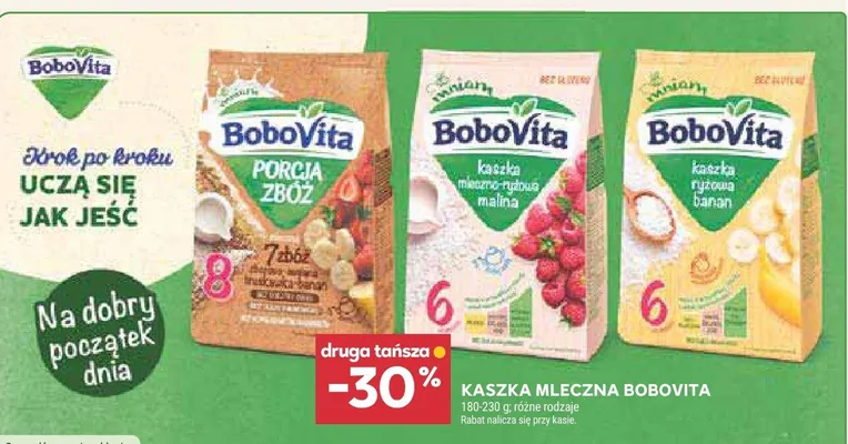 Kaszka mleczna porcja zbóż 7 zbóż promocja w Stokrotka
