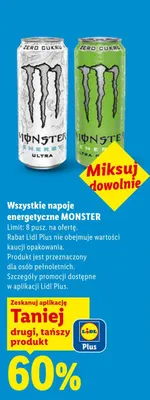 Napój energetyczny MONSTER Energy Ultra Paradise promocja w Lidl