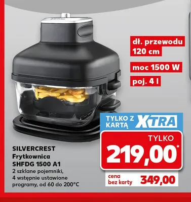 Frytkownica Shfdg 1500 A1 Silvercrest promocja w Kaufland