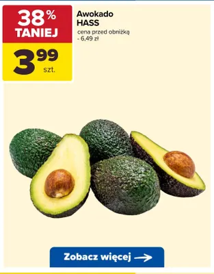 Awokado Hass promocja w Carrefour