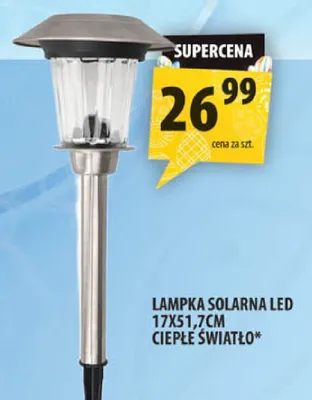 Lampka solarna led ciepłe światło promocja w Arhelan