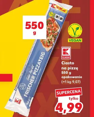 Ciasto na pizzę K-Classic promocja w Kaufland