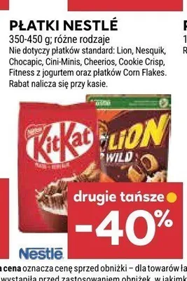 Płatki śniadaniowe Lion Wild Nestlé promocja w Stokrotka