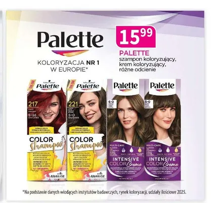 Krem koloryzujący Palette Intensive Color Creme promocja w Drogerie Polskie