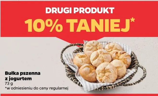 Bułka pszenna z jogurtem promocja w Netto