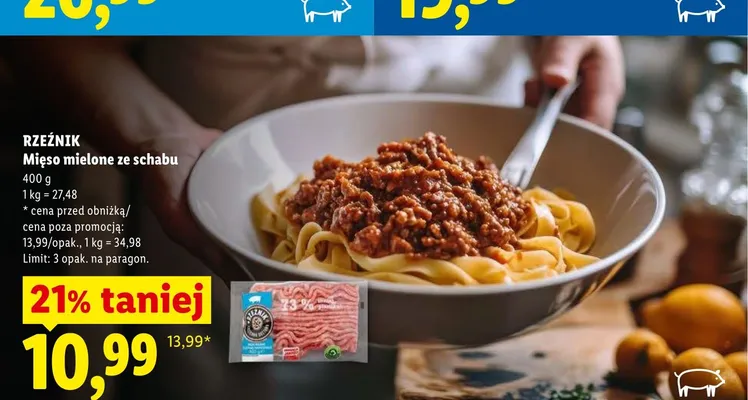 Miśo mielone ze schabu Rzeźnik promocja w Lidl