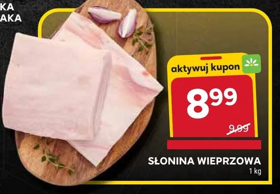 Słonina wieprzowa promocja w Stokrotka