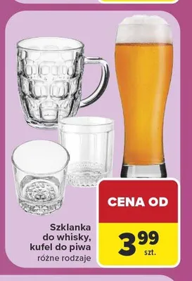 Szklanka do whisky promocja w Carrefour