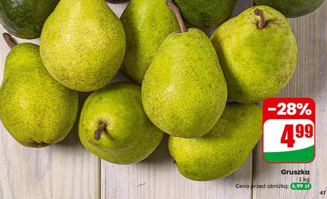 Gruszka promocja w Dino