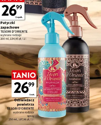 Odświeżacz powietrza Tesori d'Oriente Hammam spray promocja w Intermarche