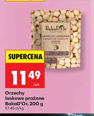 Orzechy laskowe prażone BakaD'Or promocja w Biedronka