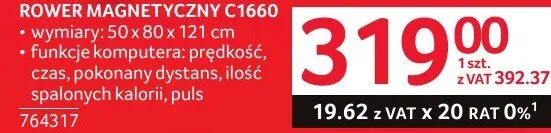 Rower magnetyczny C1660 promocja w Selgros