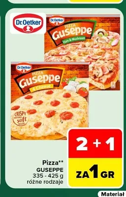 Pizza Guseppe 4 Cheese Dr. Oetker promocja w Carrefour