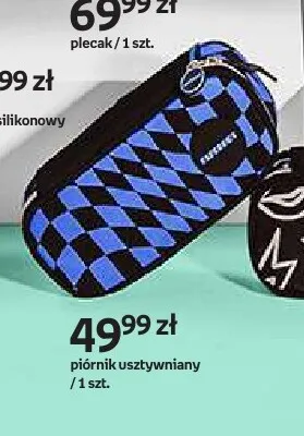 Piórnik usztywniany BackUP niebiesko-czarny promocja w Empik
