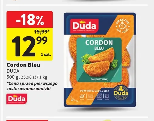 Cordon Bleu Duda promocja w Intermarche