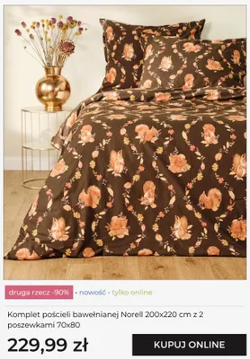 Komplet pościeli bawełnianej Norell promocja w home&you