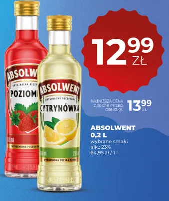 Wódka wybrane smaki promocja w Duży Ben