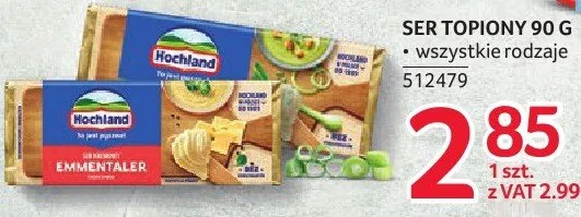 Ser topiony Hochland 90g promocja w Selgros