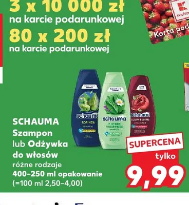 Szampon do włosów Schauma For Men promocja w Kaufland