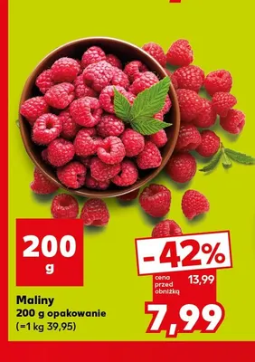 Maliny promocja w Kaufland