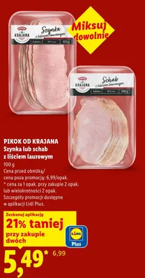 Szynka lub schab z liściem laurowym Pikok Od Krajana promocja w Lidl