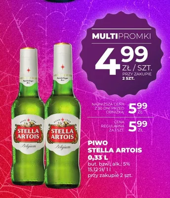 Piwo Stella Artois promocja w Duży Ben