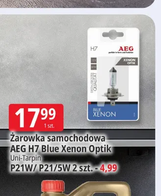 Żarówka samochodowa AEG P21/5W 2szt. promocja w Leclerc