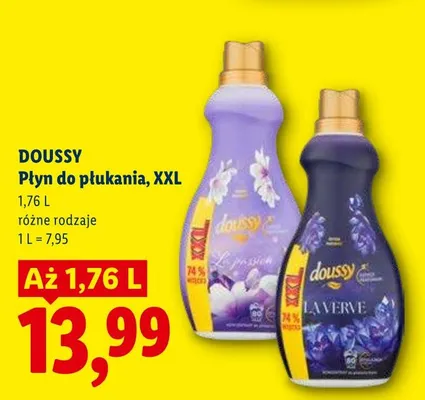 Płyn do płukania DOUSSY XXL promocja w Lidl