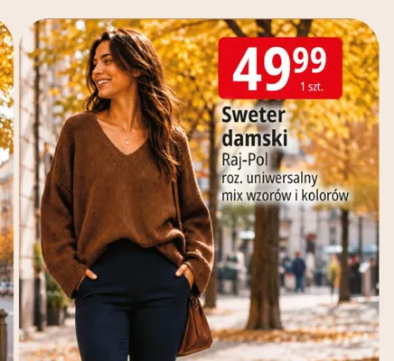Sweter damski Raj-Pol promocja w Leclerc