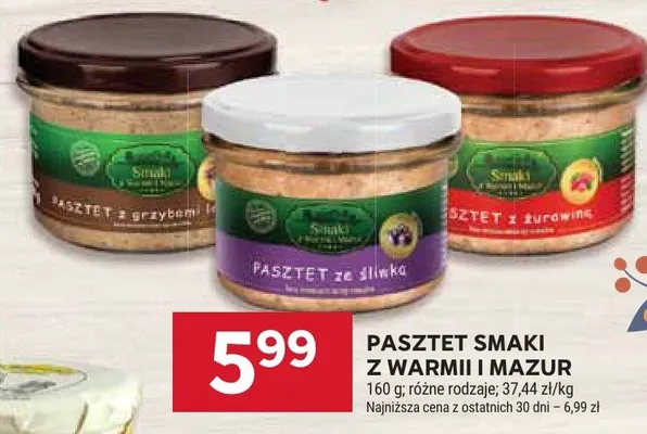 Pasztet smaki z warmii i mazur promocja w Stokrotka