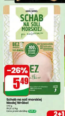 Schab na soli morskiej Madej Wróbel promocja w Dino