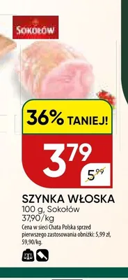 Szynka Włoska Sokołów promocja w Chata Polska