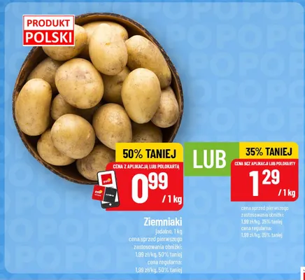 Ziemniaki jadalne promocja w POLOmarket