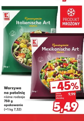 Warzywa na patelnię Mexikanische Art K-Classic promocja w Kaufland