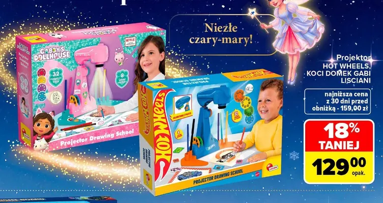Projektor Koci Domek Gabi Lisciani promocja w Carrefour