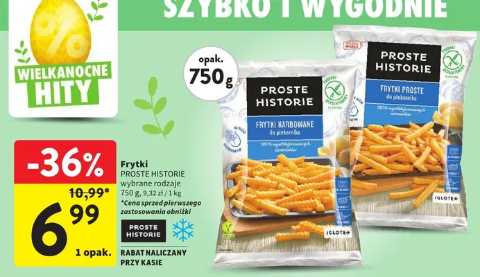 Frytki Proste Historie wybrane rodzaje promocja w Intermarche
