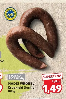 Krupnioki śląskie Madej Wróbel promocja w Kaufland
